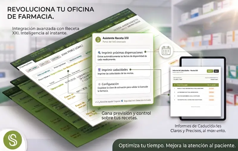 Interfaz de la extensión ArXXI en el mostrador